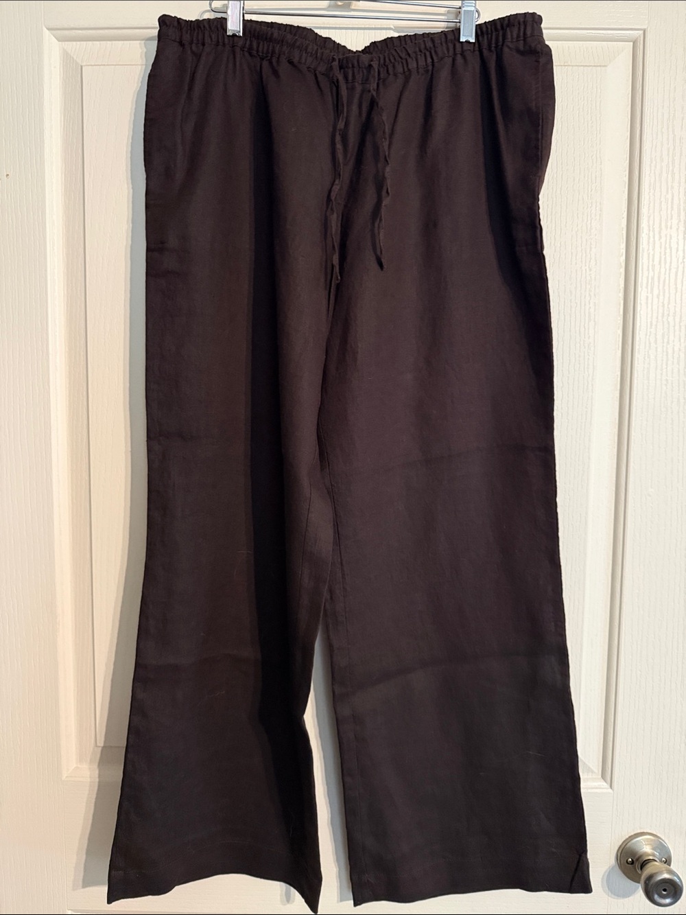 Merona Black Straight Leg Drawstring Pants
